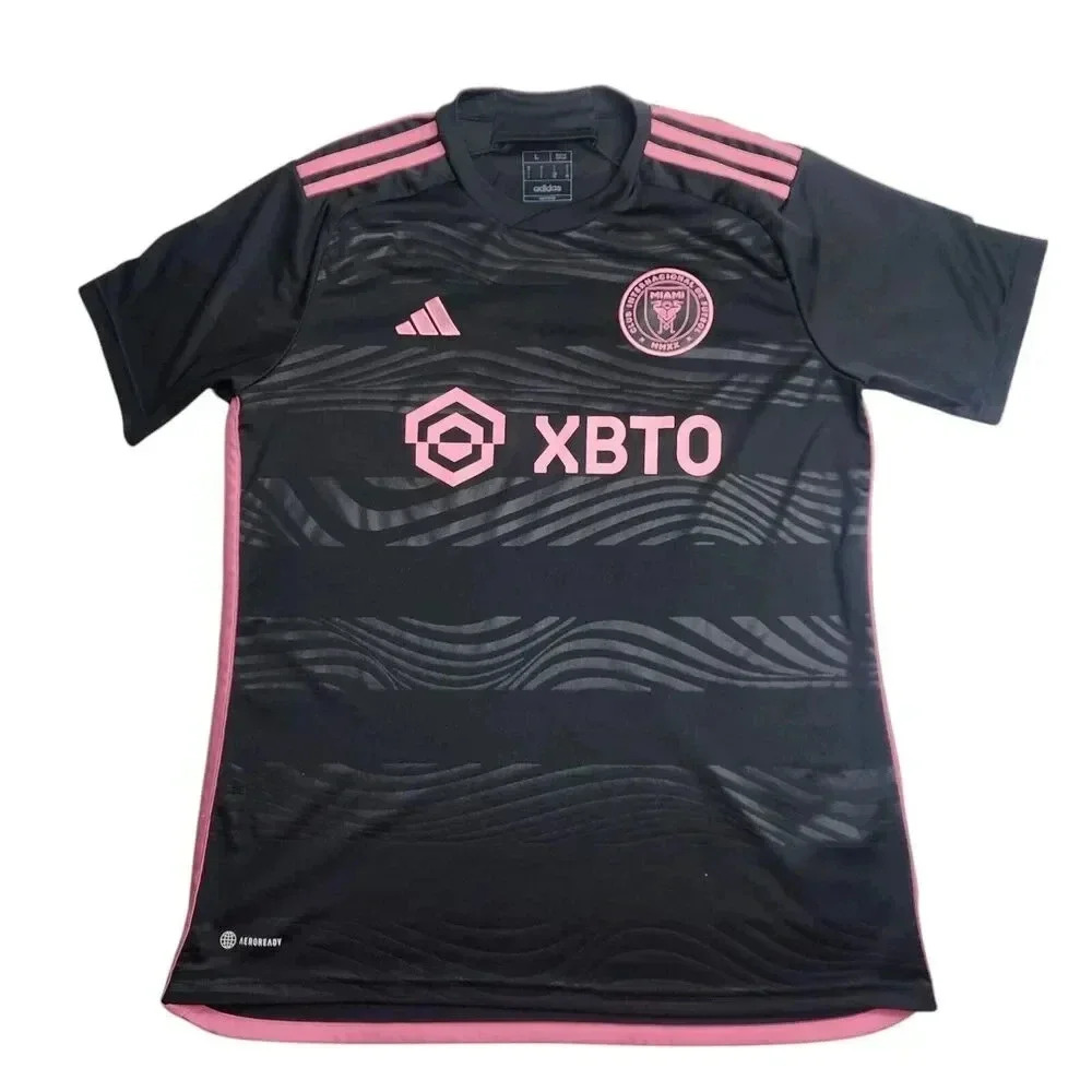 Adidas Soccer 23/24 Inter Miami Away Jersey Pink Black AeroReady Size Large